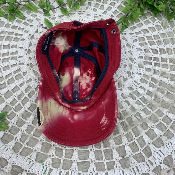 Nautica Bleach Splatter Distressed Dad Hat OS - Picture 3 of 6